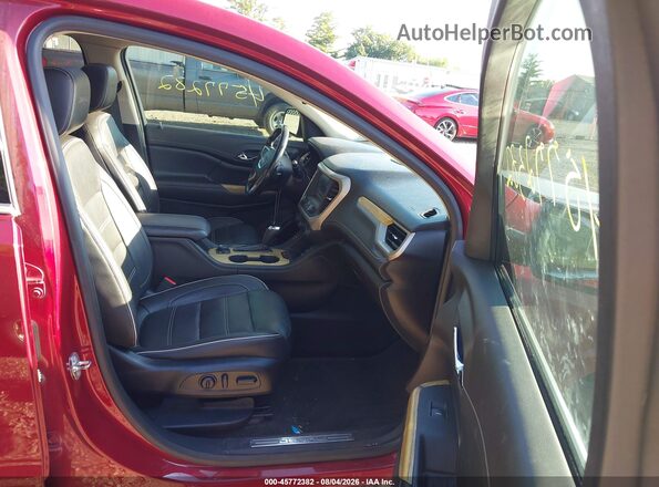 1GKKNPLSXKZ138731 2019 GMC ACADIA Красный Вид салона спереди