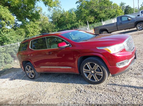1GKKNPLSXKZ138731 2019 GMC ACADIA Красный Вид задней части салона