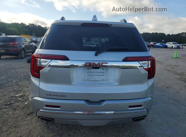 1GKKNPLSXLZ229225 2020 GMC ACADIA Silver Вид ззаду