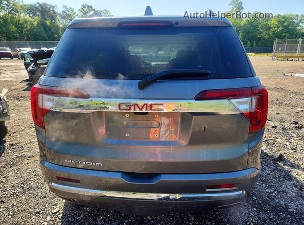 1GKKNPLSXMZ220719 2021 GMC ACADIA Серый Вид сзади