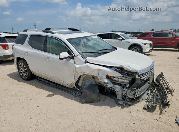 1GKKNPLSXPZ187502 2023 GMC ACADIA Белый Передняя правая четверть