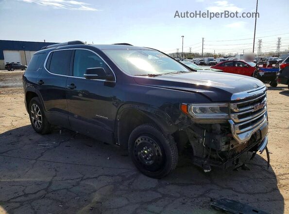 1GKKNRL43MZ225693 2021 GMC ACADIA Blue Delantero derecho