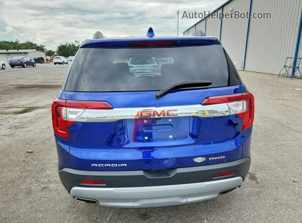 1GKKNRL49PZ119351 2023 GMC ACADIA Blue უკანა ხედი
