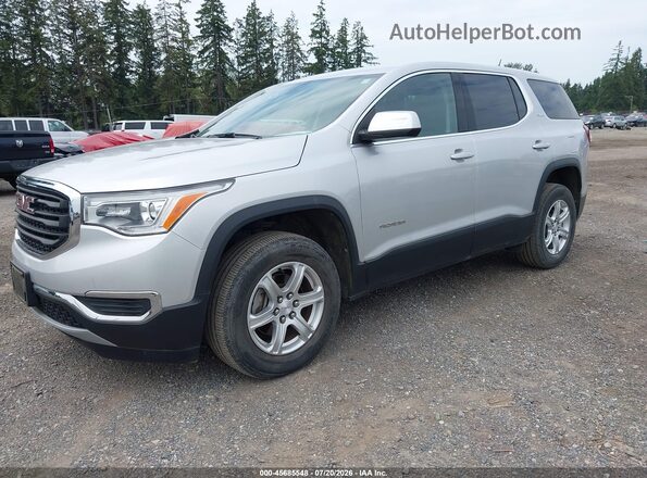 1GKKNRLA4KZ274873 2019 GMC ACADIA Silver Vista tres cuartos delantera izquierda