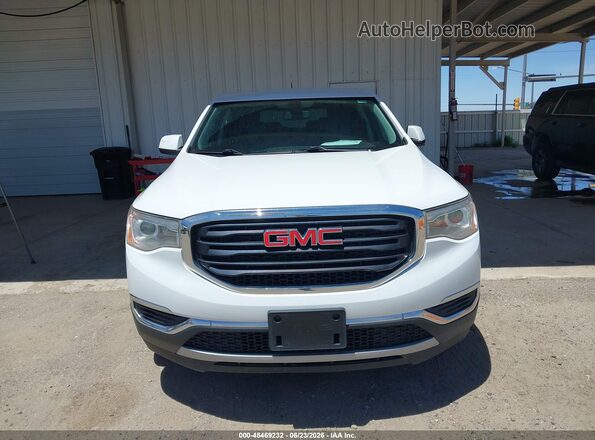 1GKKNRLA8KZ253797 2019 GMC ACADIA White Vista del cuadro de instrumentos