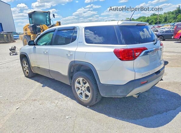 1GKKNRLS2JZ210421 2018 GMC ACADIA Silver Tył lewy