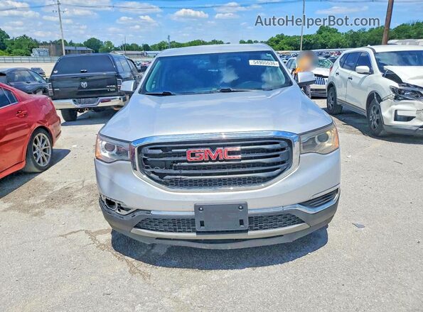 1GKKNRLS2JZ210421 2018 GMC ACADIA Silver Widok z przodu
