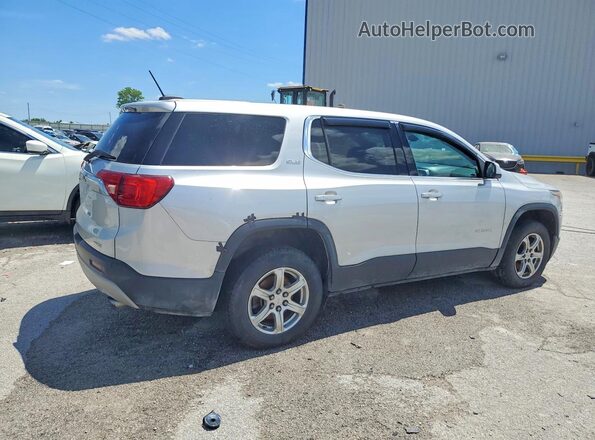 1GKKNRLS2JZ210421 2018 GMC ACADIA Silver Tył prawy
