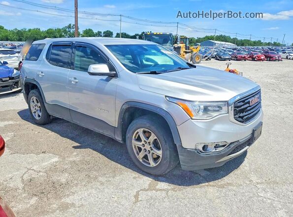 1GKKNRLS2JZ210421 2018 GMC ACADIA Silver Przód prawy