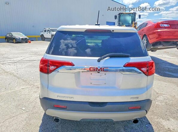 1GKKNRLS2JZ210421 2018 GMC ACADIA Silver Widok z tyłu