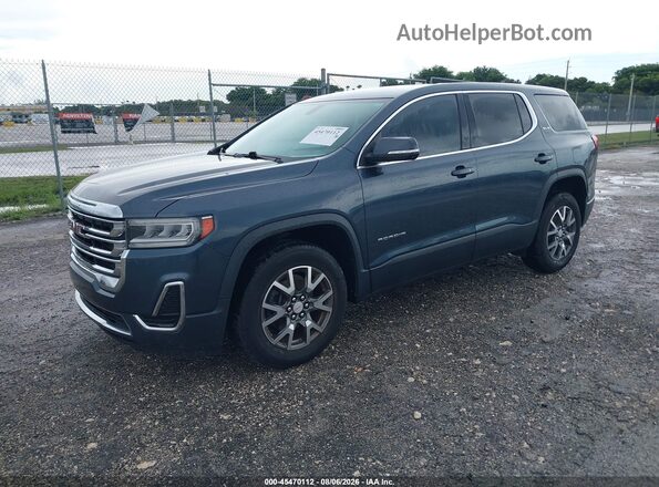 1GKKNRLS2LZ121628 2020 GMC ACADIA Gray Առջևի ձախ երեք քառորդ տեսարան