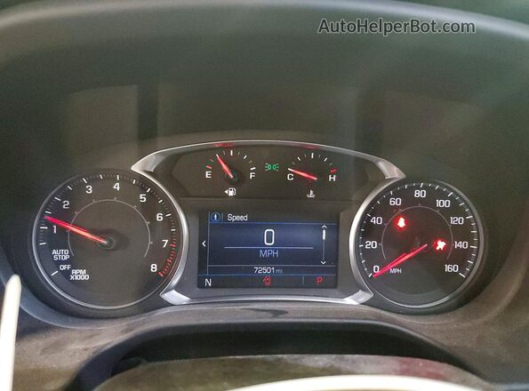 1GKKNRLS3LZ176525 2020 GMC ACADIA Black Vista del cuadro de instrumentos