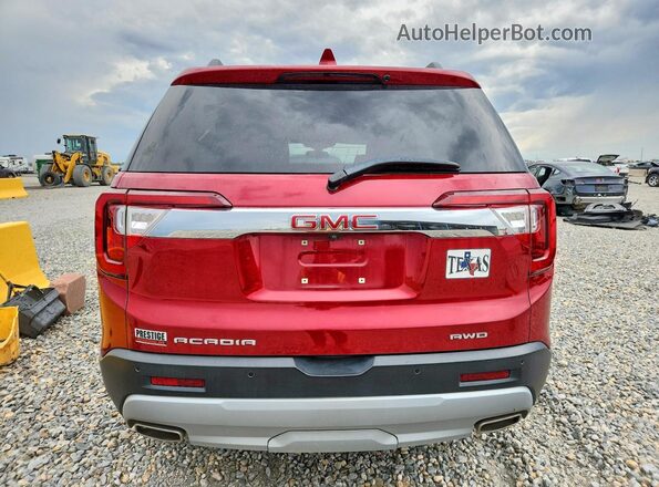 1GKKNRLS5LZ211548 2020 GMC ACADIA Red Widok z tyłu