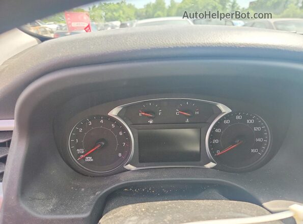 1GKKNRLS5MZ112701 2021 GMC ACADIA White Widok zestawu wskaźników