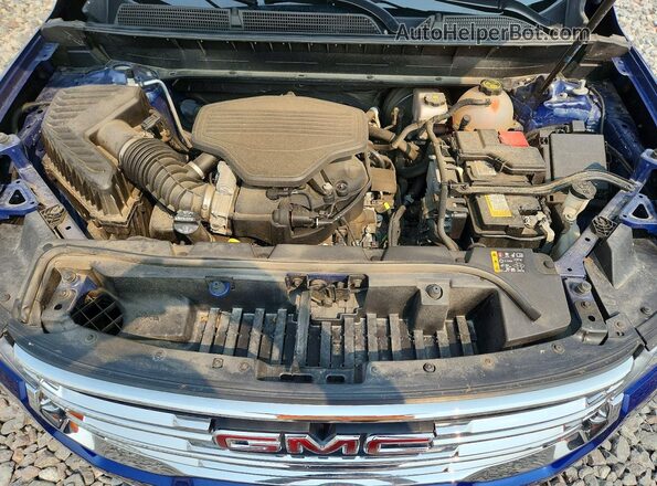 1GKKNRLS5PZ140101 2023 GMC ACADIA Blue Engine compartment view
