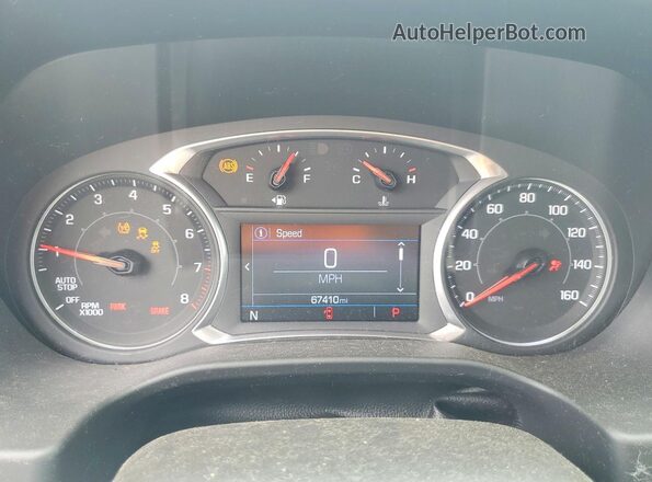 1GKKNRLS6MZ121830 2021 GMC ACADIA Черный Вид щитка приборов