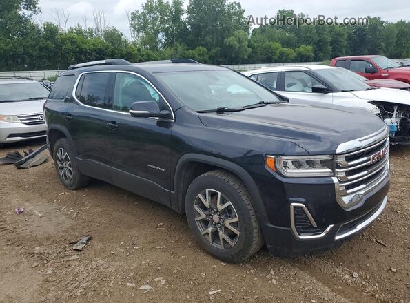 1GKKNRLS6MZ121830 2021 GMC ACADIA Черный Передняя правая четверть