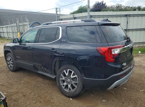 1GKKNRLS6MZ121830 2021 GMC ACADIA Черный Задняя левая четверть
