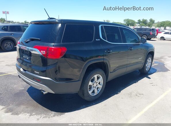 1GKKNRLS9JZ218869 2018 GMC ACADIA Black Задня права чверть