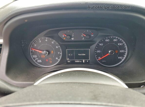 1GKKNSLA0HZ203024 2017 GMC ACADIA Серебряный Вид щитка приборов