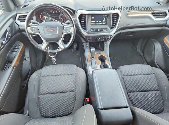 1GKKNSLA7JZ230436 2018 GMC ACADIA White წინა პანელის ხედი