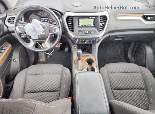 1GKKNSLS0HZ319977 2017 GMC ACADIA Blue Dashboard view
