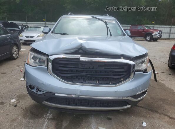 1GKKNSLS0HZ319977 2017 GMC ACADIA Blue Front view