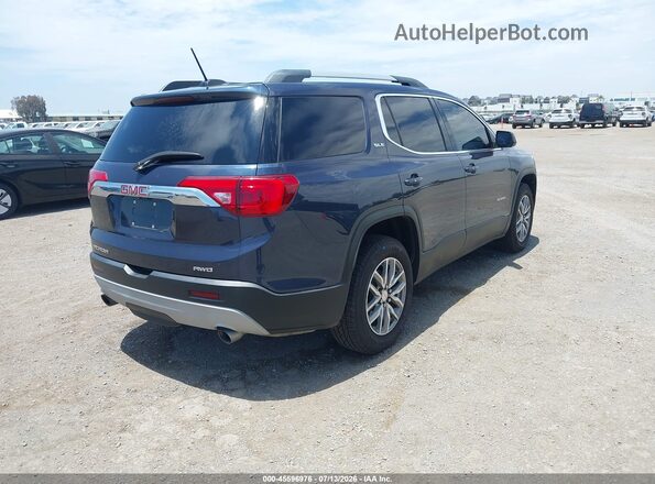 1GKKNSLS0JZ233686 2018 GMC ACADIA Blue უკანა მარჯვენა