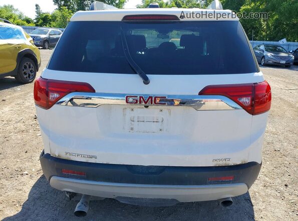 1GKKNSLS2KZ268991 2019 GMC ACADIA White Widok z tyłu