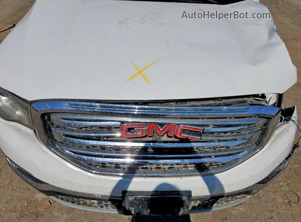 1GKKNSLS2KZ268991 2019 GMC ACADIA White Widok komory silnika