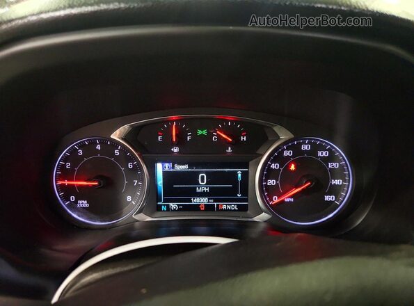 1GKKNSLS3JZ248926 2018 GMC ACADIA Silver Widok zestawu wskaźników