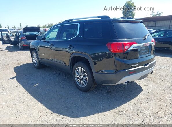 1GKKNSLS4JZ235327 2018 GMC ACADIA Black უკანა მარცხენა