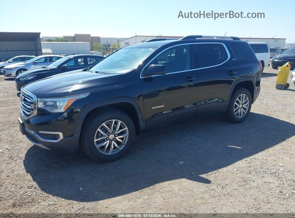 1GKKNSLS4JZ235327 2018 GMC ACADIA Black წინა მარცხენა ხედი სამი მეოთხედიდან