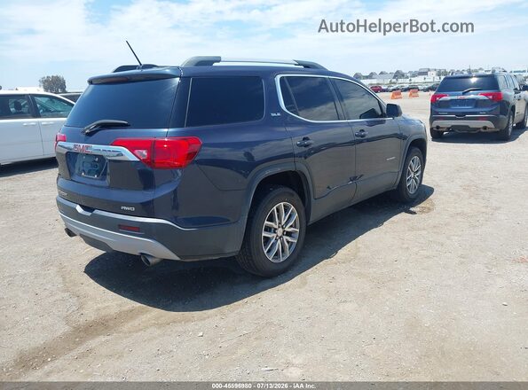 1GKKNSLS8JZ232740 2018 GMC ACADIA Blue Задня права чверть
