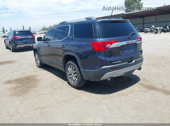 1GKKNSLS8JZ232740 2018 GMC ACADIA Blue Задня ліва чверть