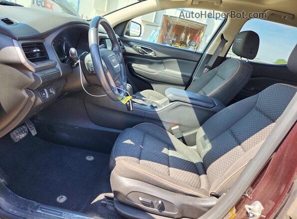 1GKKNTLS6HZ210378 2017 GMC ACADIA Purple წინა სალონის ხედი