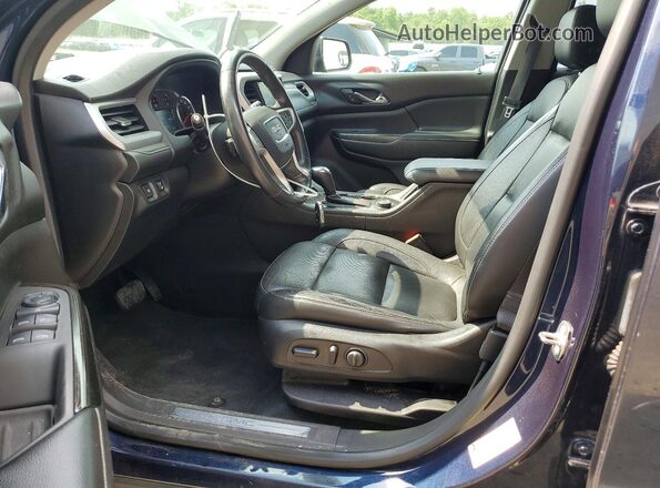 1GKKNULS1HZ148992 2017 GMC ACADIA Blue Вид салону спереду