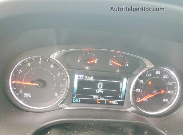 1GKKNVLS0HZ259684 2017 GMC ACADIA Черный Вид щитка приборов