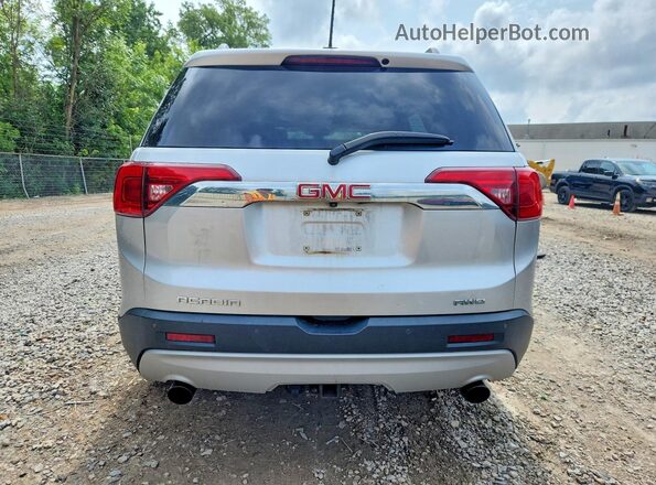 1GKKNWLS4JZ153167 2018 GMC ACADIA Silver Вид ззаду