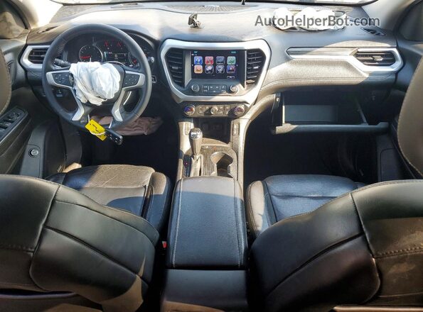 1GKKNWLSXJZ228468 2018 GMC ACADIA White Widok deski rozdzielczej