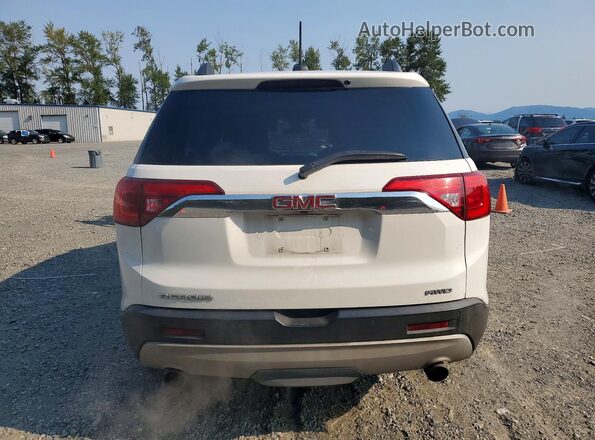 1GKKNWLSXJZ228468 2018 GMC ACADIA White Widok z tyłu