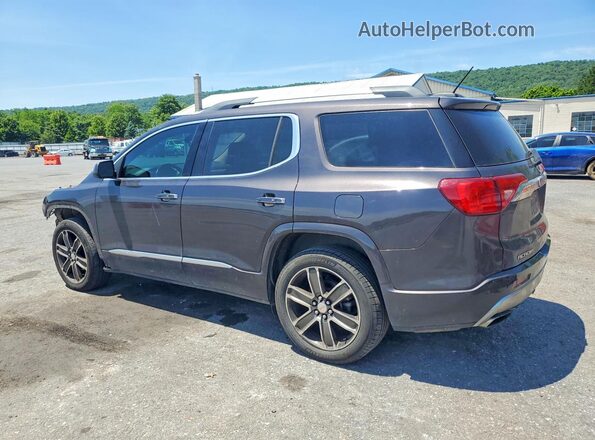 1GKKNXLS0JZ153589 2018 GMC ACADIA Black Trasero izquierdo
