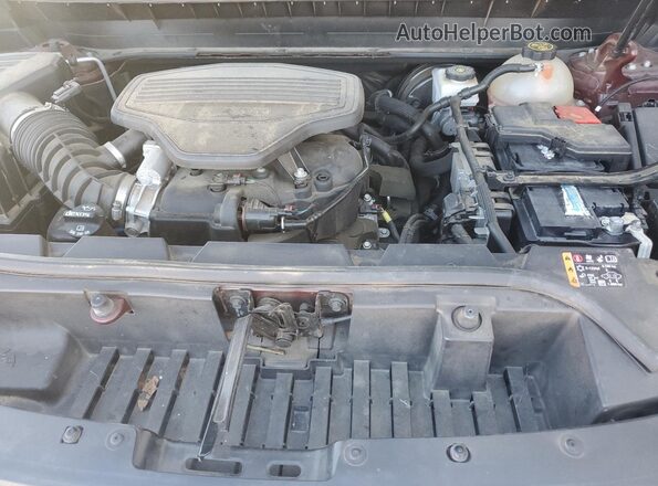 1GKKNXLS0LZ155099 2020 GMC ACADIA Burgundy ძრავის განყოფილების ხედი