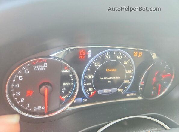 1GKKNXLS0LZ231016 2020 GMC ACADIA White Widok zestawu wskaźników