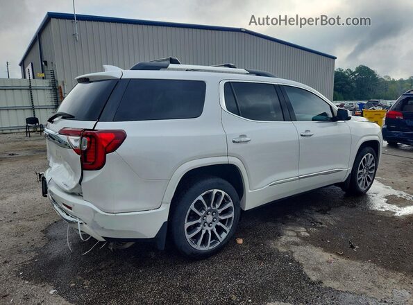 1GKKNXLS0MZ101741 2021 GMC ACADIA Белый Задняя правая четверть