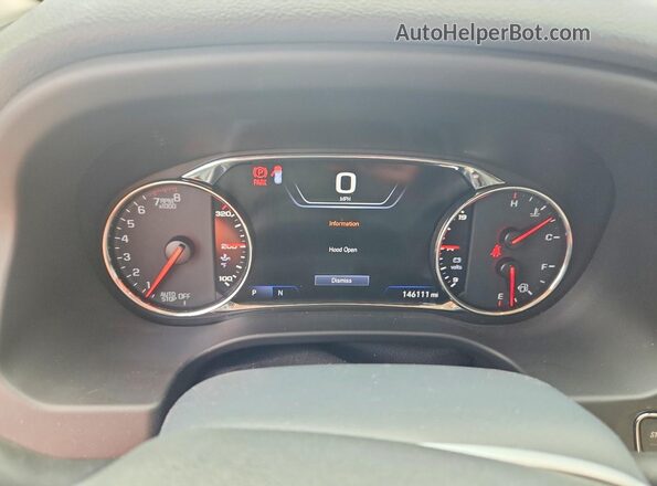 1GKKNXLS0MZ101741 2021 GMC ACADIA Белый Вид щитка приборов