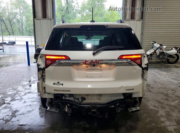 1GKKNXLS1JZ201763 2018 GMC ACADIA White Widok z tyłu