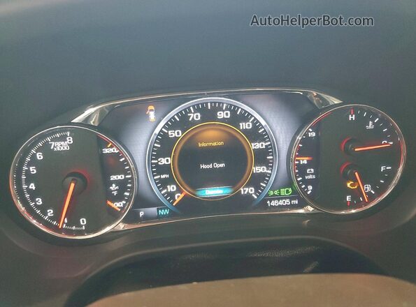 1GKKNXLS1JZ201763 2018 GMC ACADIA White Widok zestawu wskaźników
