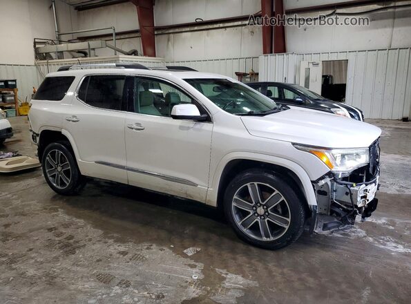1GKKNXLS1JZ201763 2018 GMC ACADIA White Przód prawy