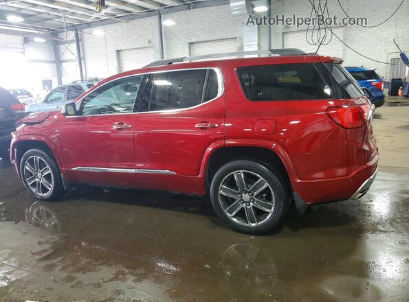 1GKKNXLS1KZ199014 2019 GMC ACADIA Темно-бордовый Задняя левая четверть